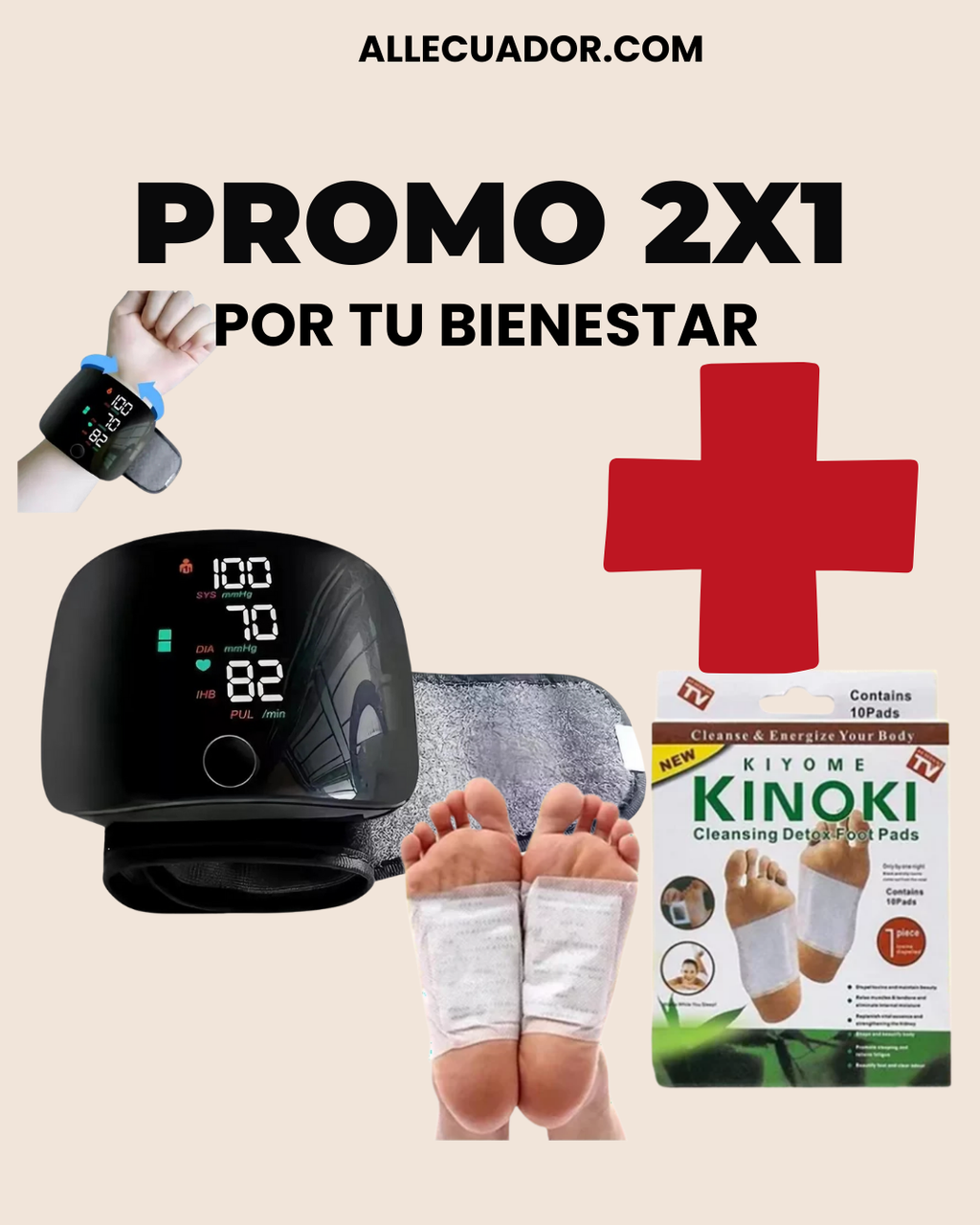COMBO KINOKI +TENSOPULSO