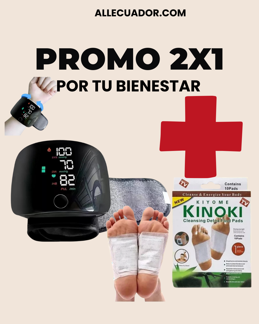 COMBO KINOKI +TENSOPULSO